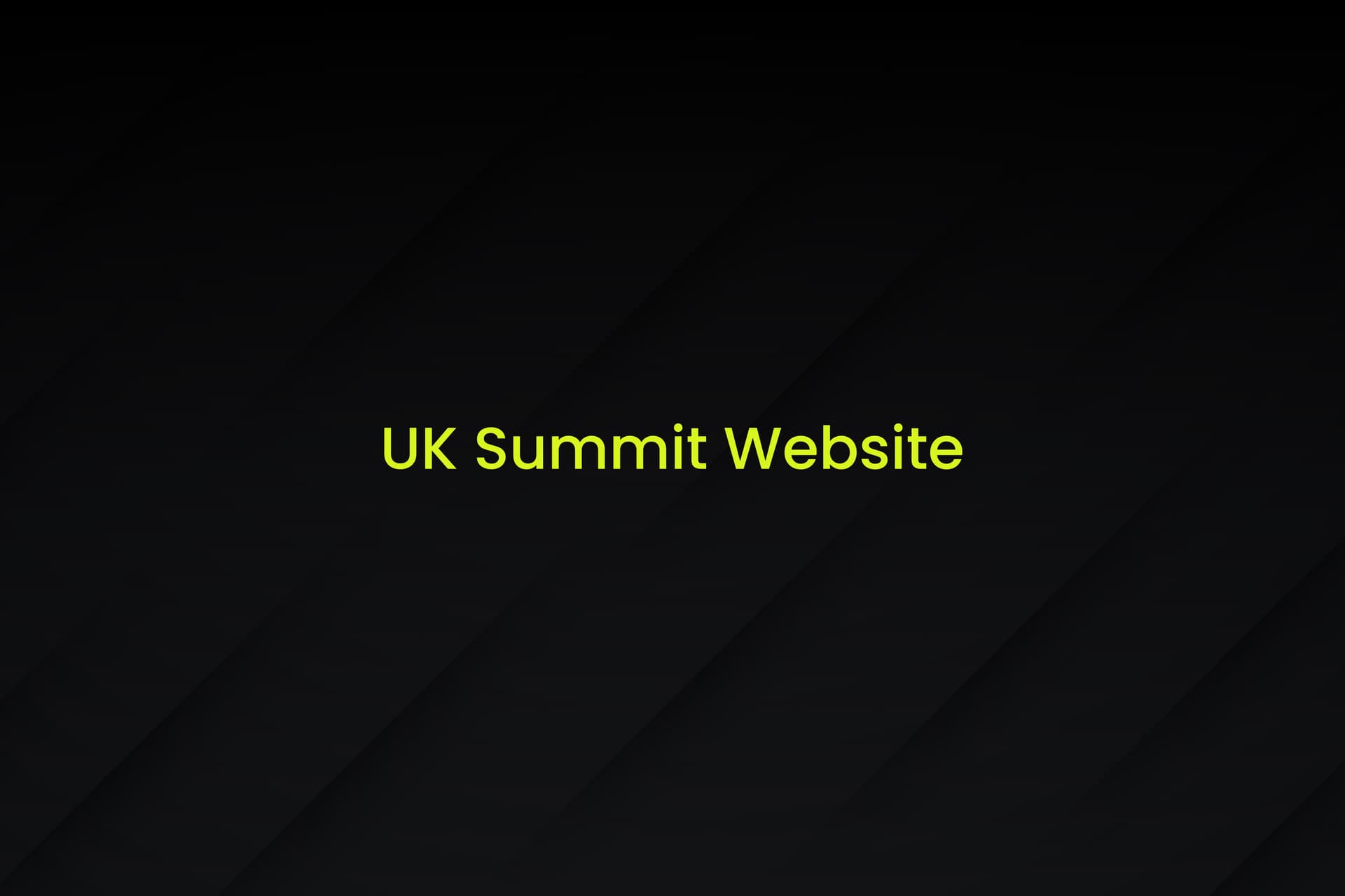 UK Summit Website